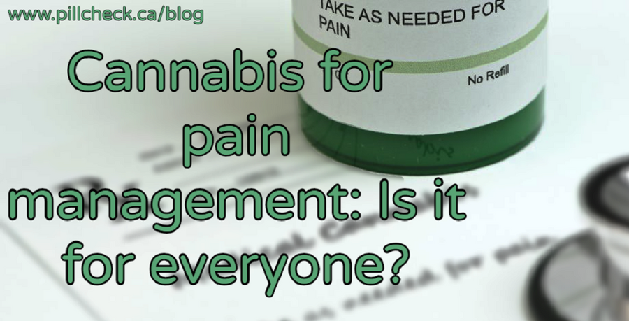 Cannabis for pain management: is it for everyone?