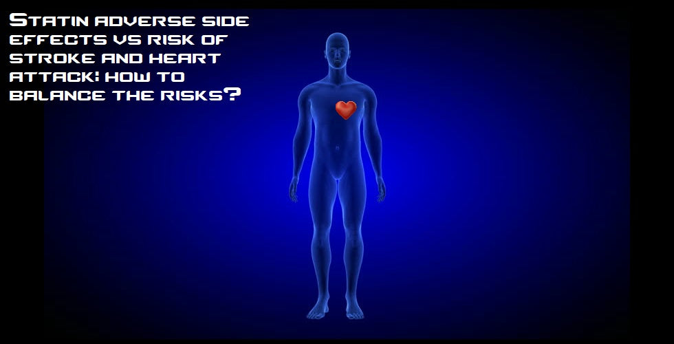 Statin adverse side effects vs risk of stroke and heart attack: how to balance the risks?
